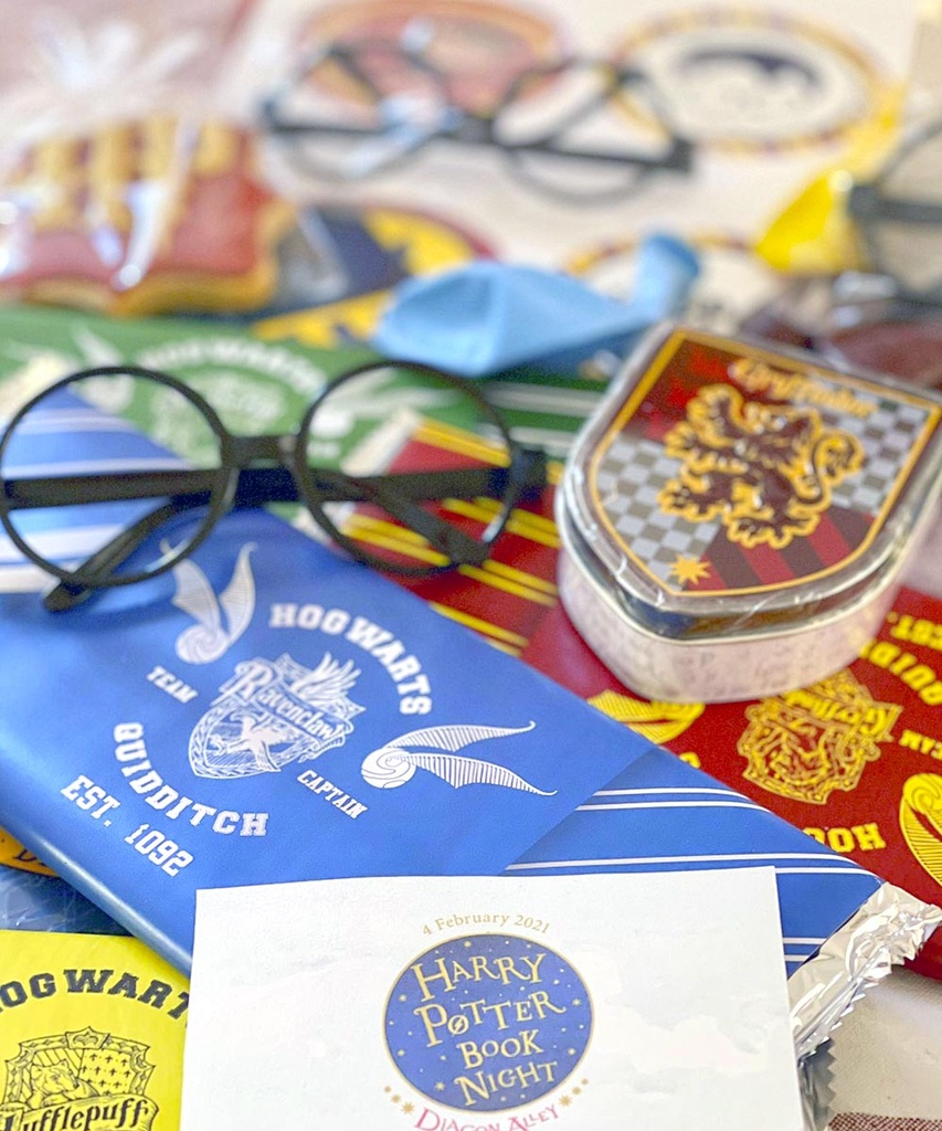 Kit celebración "Harry Potter Book Night" en casa