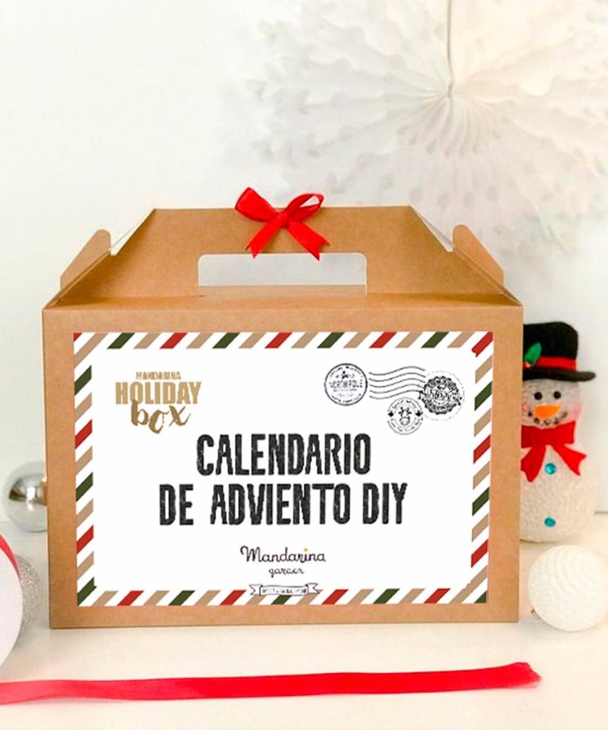 Caja Calendario Adviento DIY