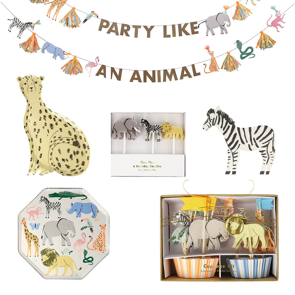 Animals in the Jungle Decoration Pack